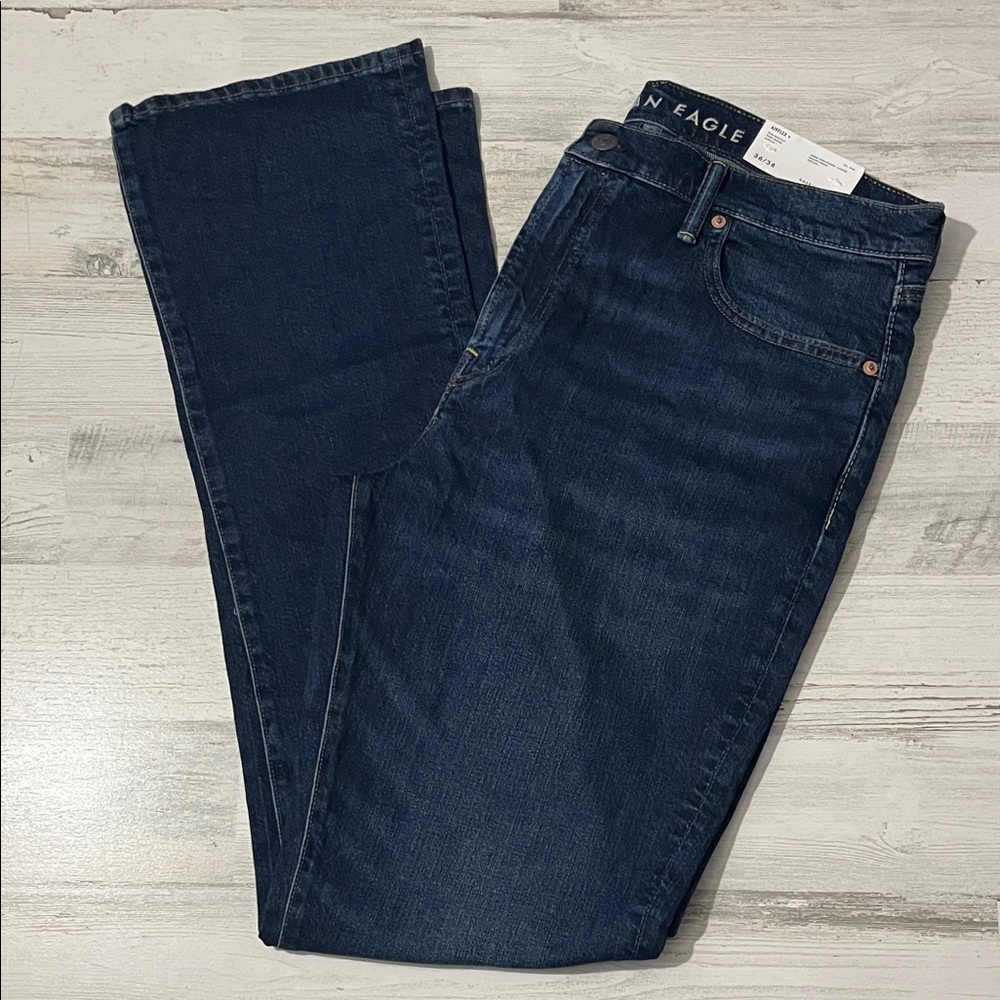 American Eagle Slim Bootcut Jeans Size 36/34 NWT - Picture 1 of 7